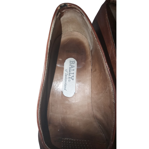 Men\'s BALLY of Switzerland Slip On Loafer Brown Dress Shoes 9.5 main image 4